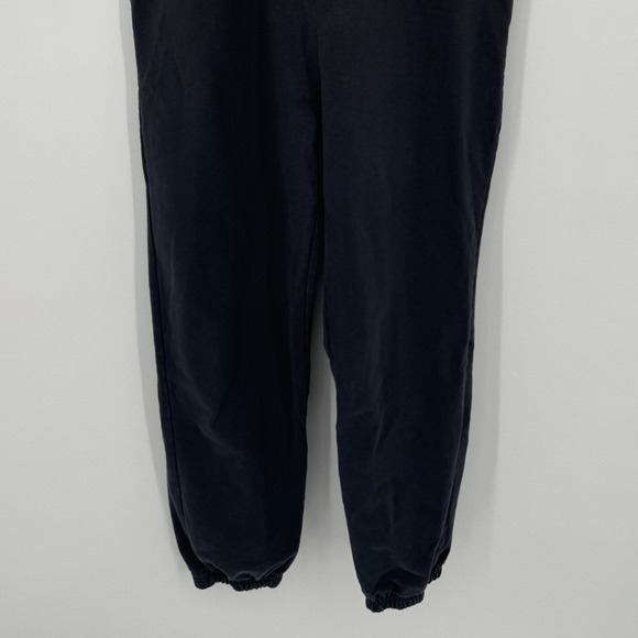 Hatch Sara Maternity Overalls Size Small Black Organic Cotton Tie Strap Jumpsuit - Picture 7 of 15